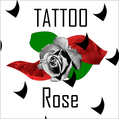 Animiertes Bild von einer Tattoo Rose